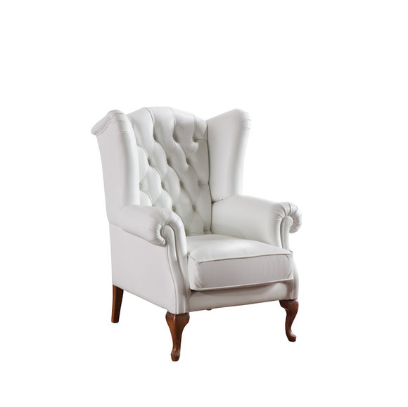 Chesterfield Sessel Vollleder Klassische Fernsehsessel Ohrensessel CL-FOTEL von JVmoebel