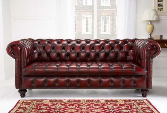 Chesterfield Sofa 3 SITZER Polster Designer Couchen Sofas Garnitur SL von JVmoebel