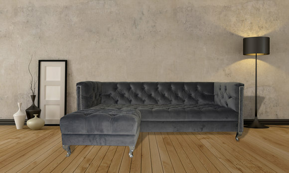 Chesterfield Sofa 3 SITZER Polster Designer Couchen Sofas Garnitur von JVmoebel