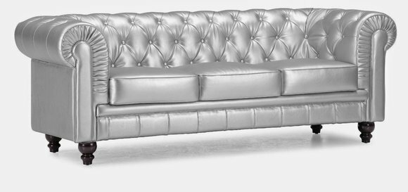 Chesterfield Sofa 3 SITZER Polster Designer Couchen Sofas Garnitur von JVmoebel