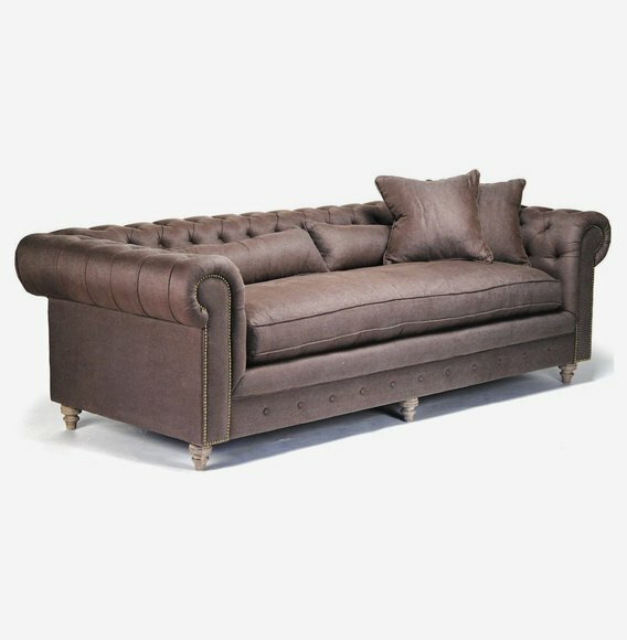 Chesterfield Sofa 3 SITZER Polster Designer Couchen Sofas Garnitur von JVmoebel