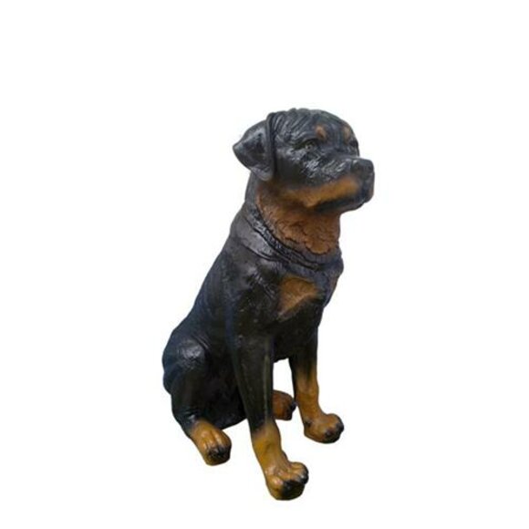 Deko Figur Statue Skulptur 35 cm Figuren Statuen Skulpturen Garten Hund von JVmoebel