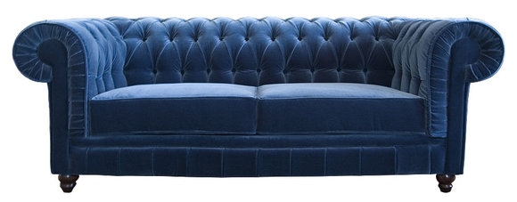 Designer Sofa Chesterfield British Style Vintage 3 Sitzer Chester - YALE von JVmoebel