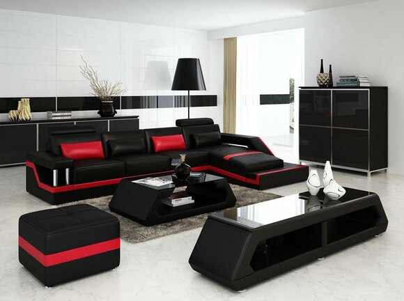 Designer Sofa Wohnlandschaft Ecksofa Eckcouch Hamburg III von JVmoebel