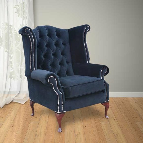 Echter Chesterfield Ohrensessel Sessel Couch Sofa Polster Sitz Lounge von JVmoebel