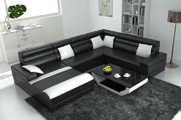 Ecksofa Wohnlandschaft XXL Big Couch Polster Garnitur Eck Couchen von JVmoebel