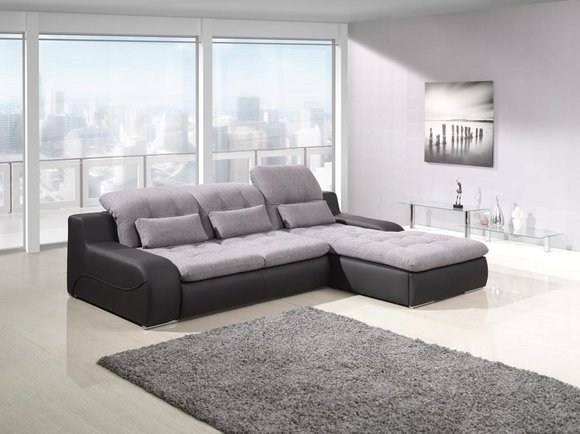 Ecksofa mit Schlaffunktion Model Oberkirch Ecksofa mit Schlaffunktion Model Oberkirch von JVmoebel