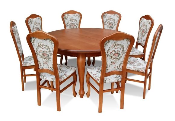 Essgruppe Esstisch Tisch mit 10 x Stühlen Model Z16 von JVmoebel