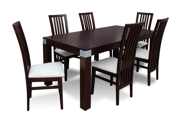 Essgruppe Esstisch Tisch mit 6 x Stühlen Model Z05 von JVmoebel