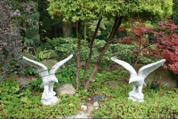 Figur Adler Garten Statue Skulptur Skulpturen Figuren Statuen Deko Sofort von JVmoebel