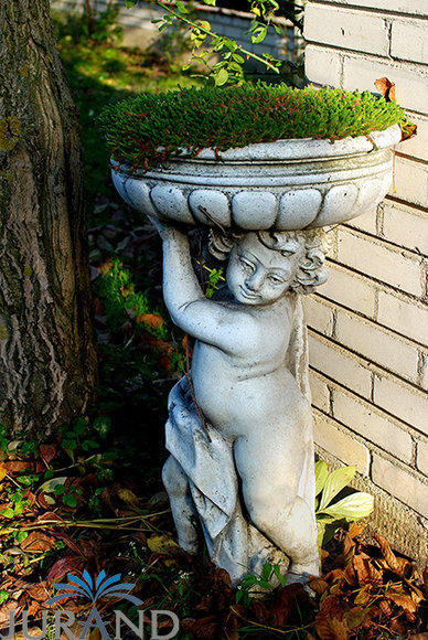 GARTENFIGUR STEINFIGUR FIGUR GARTEN SKULPTUR STEINGUSS FROSTFEST von JVmoebel