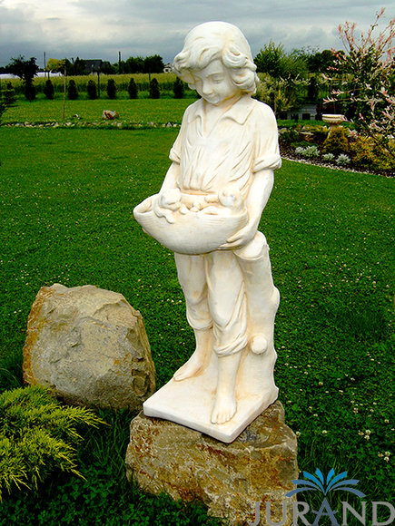 GARTENFIGUR STEINFIGUR FIGUR GARTEN SKULPTUR STEINGUSS FROSTFEST von JVmoebel