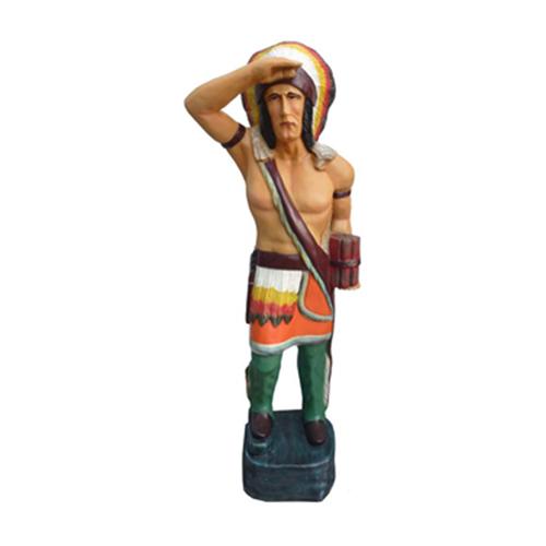 Indianer Figur Statue Ureinwohner USA Garten Deko Skulptur Figuren von JVmoebel