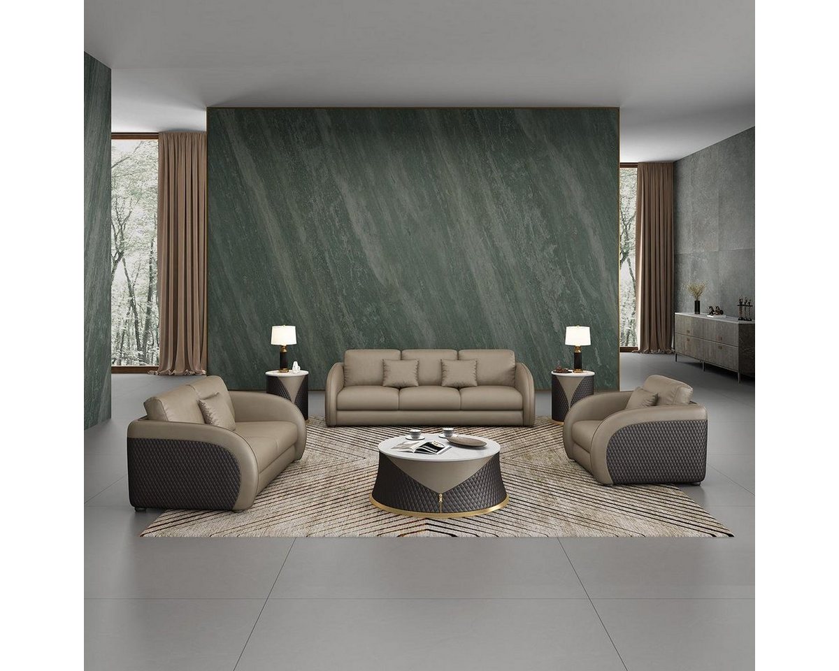 JVmoebel 2-Sitzer, Ledersofa Couch Wohnlandschaft 2 Sitzer Design Modern Sofa von JVmoebel