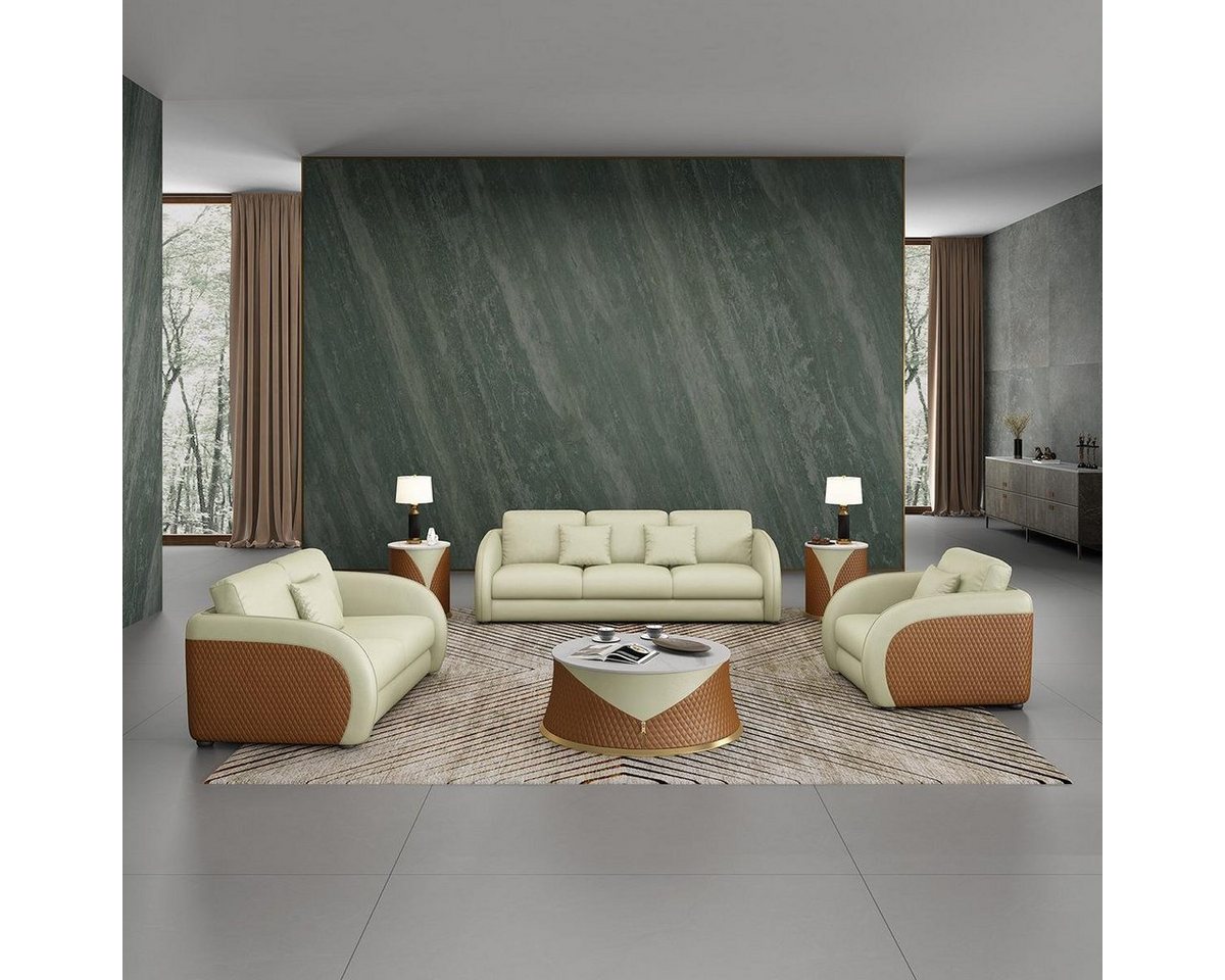 JVmoebel 2-Sitzer, Ledersofa Couch Wohnlandschaft 2 Sitzer Design Modern Sofa von JVmoebel