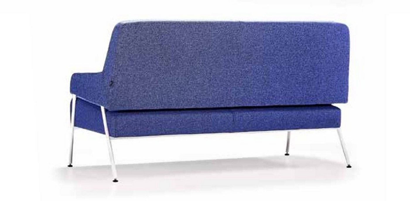 JVmoebel 2-Sitzer 2-Sitzer Moderne Möbel Designer Luxus Sofa Grau Blau, 1 Teile, Made in Europa JVmoebel 2-Sitzer 2-Sitzer Moderne Möbel Designer Luxus Sofa Grau Blau, 1 Teile, Made in Europa von JVmoebel
