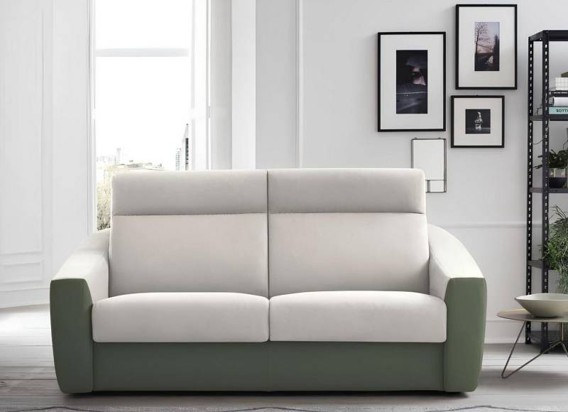 JVmoebel 2-Sitzer Bequemes Zweisitzer Schlafsofa in Weiß – Italienisches Design, Made in Europa von JVmoebel