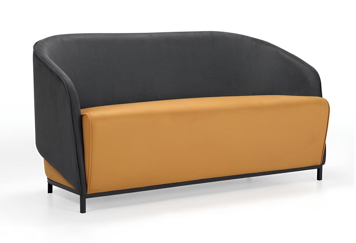 JVmoebel 2-Sitzer Design 2 Sitzer Sofas Lounge Sofa Leder Polster Stoff Luxus, 1 Teile, Made in Europa von JVmoebel