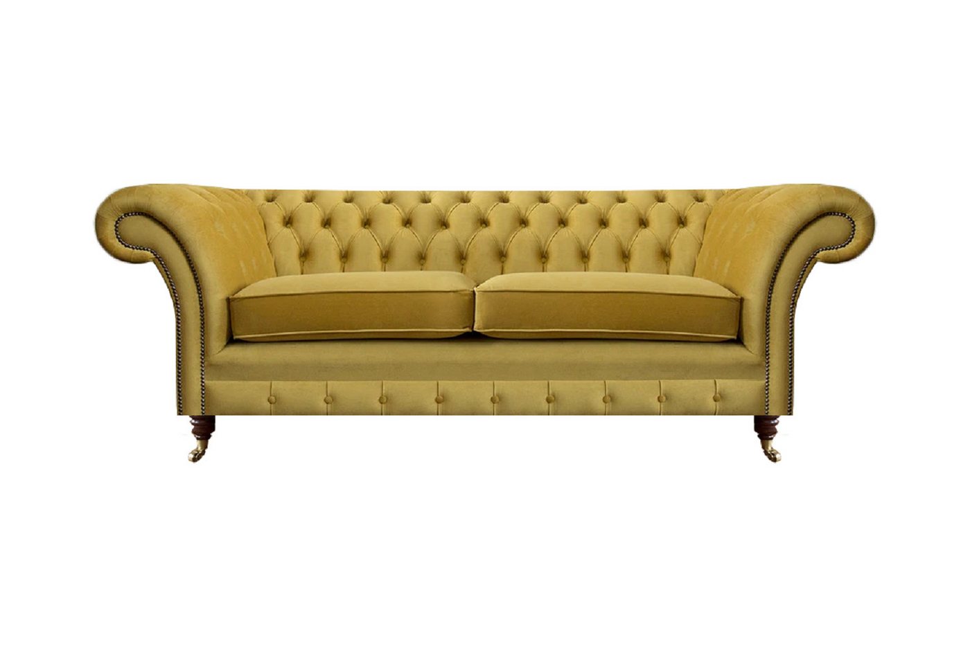 JVmoebel 2-Sitzer Luxus Sofa Zweisitzer Textil Couch Wohnzimmer Chesterfield, 1 Teile, Made in Europa von JVmoebel