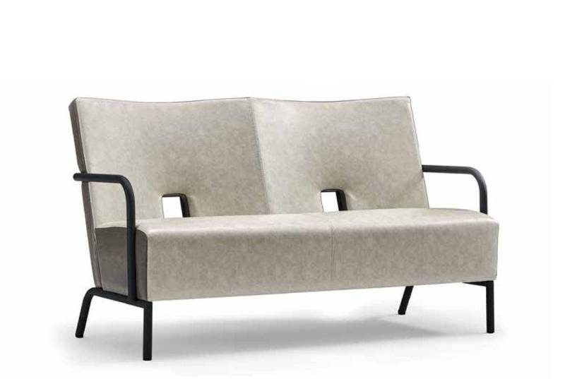 JVmoebel 2-Sitzer Modernes Design Zweisitzer 2-Sitzer Sofa Leder gepolstert Wohnzimmer, 1 Teile, Made in Europa von JVmoebel