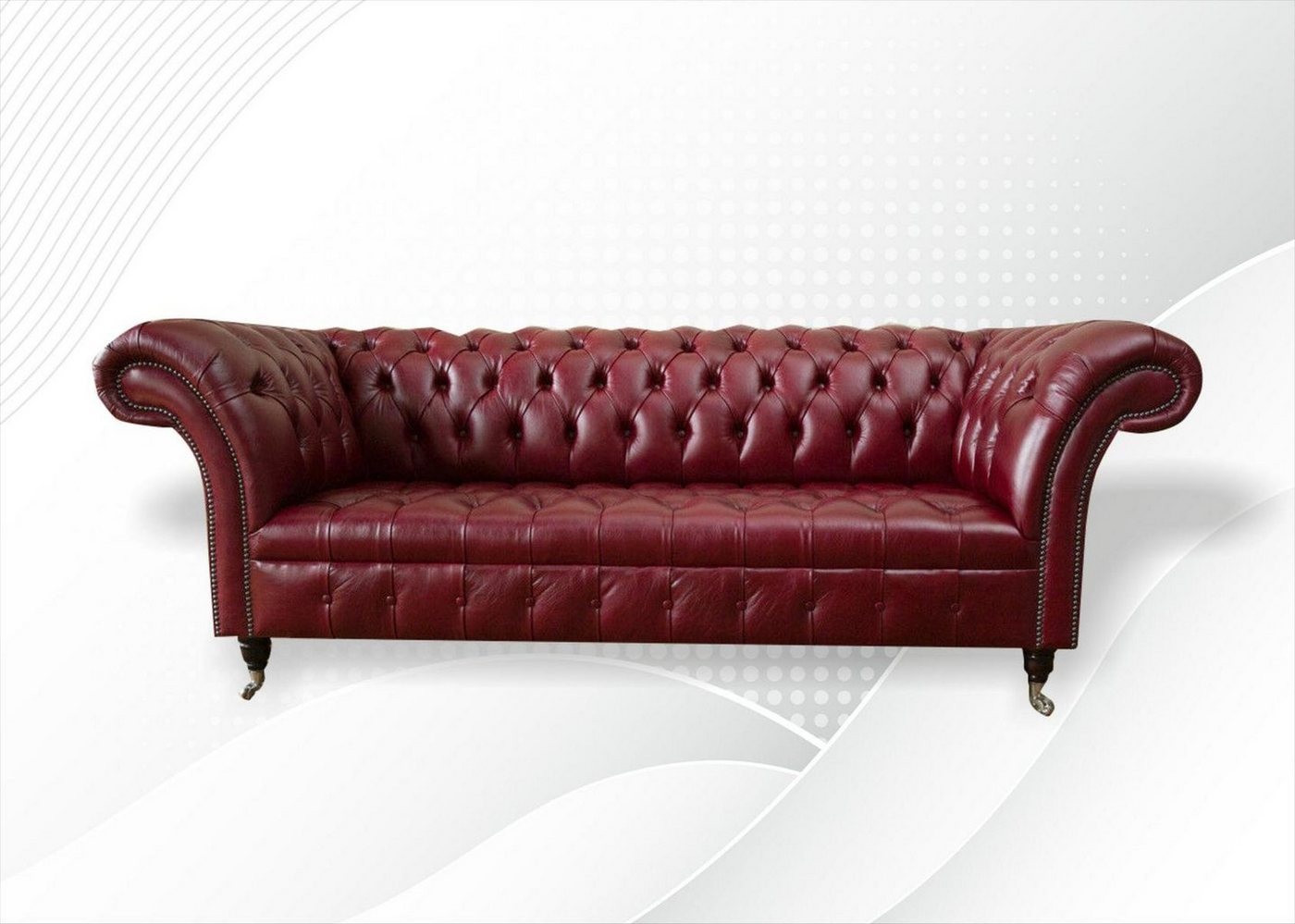 JVmoebel 3-Sitzer, Chesterfield 3 Sitzer Sofa Design Sofa Couch 225 cm von JVmoebel