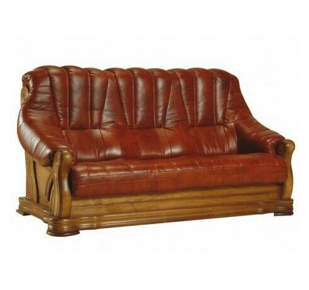 JVmoebel 3-Sitzer Dreisitzer Couch Klassische Neu Polster 3 Sitzer Leder Couch, Made in Europe von JVmoebel