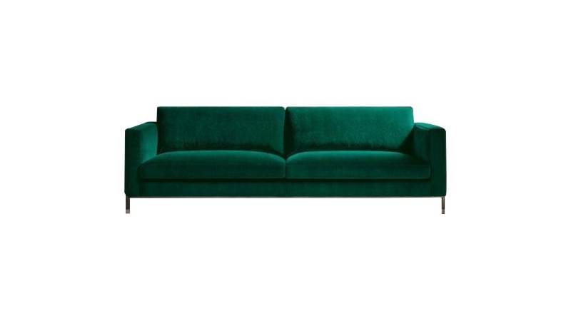 JVmoebel 3-Sitzer Wohnzimmer Grün Dreisitzer Stoff Design Couchen Polster Sofa, Made in Europe von JVmoebel