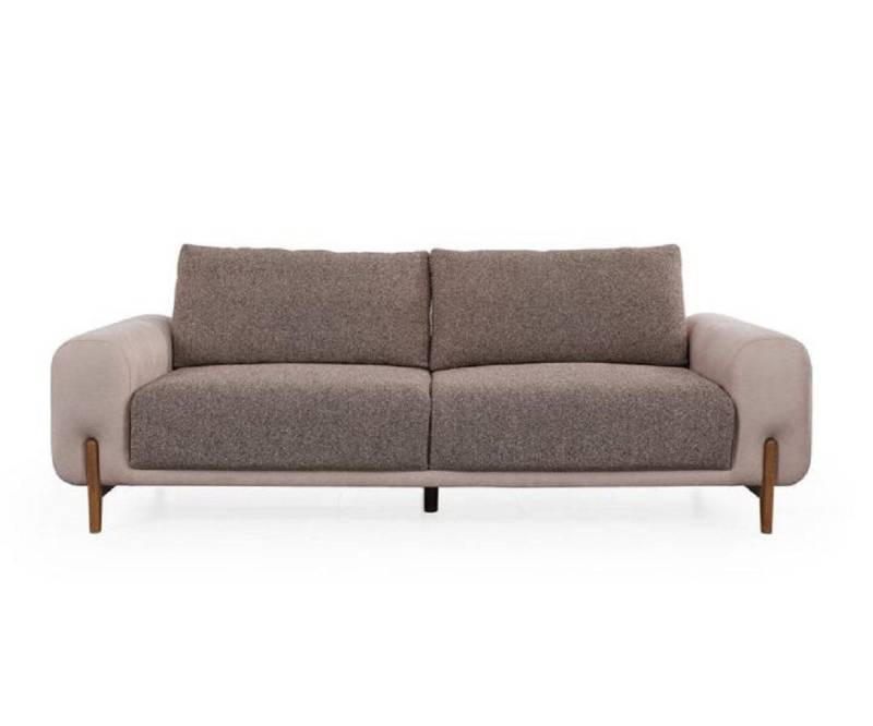 JVmoebel 3-Sitzer Bequem Grau Dreisitzer Sofa Stilvoll Wohnzimmer Textil 3-Sitzer Sofa, 1 Teile, Made in Europa von JVmoebel