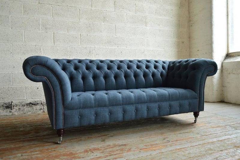 JVmoebel 3-Sitzer Chesterfield 3-Sitzer Sofa XXL Textil Big Couch Sitzgruppe, Made in Europa JVmoebel 3-Sitzer Chesterfield 3-Sitzer Sofa XXL Textil Big Couch Sitzgruppe, Made in Europa von JVmoebel