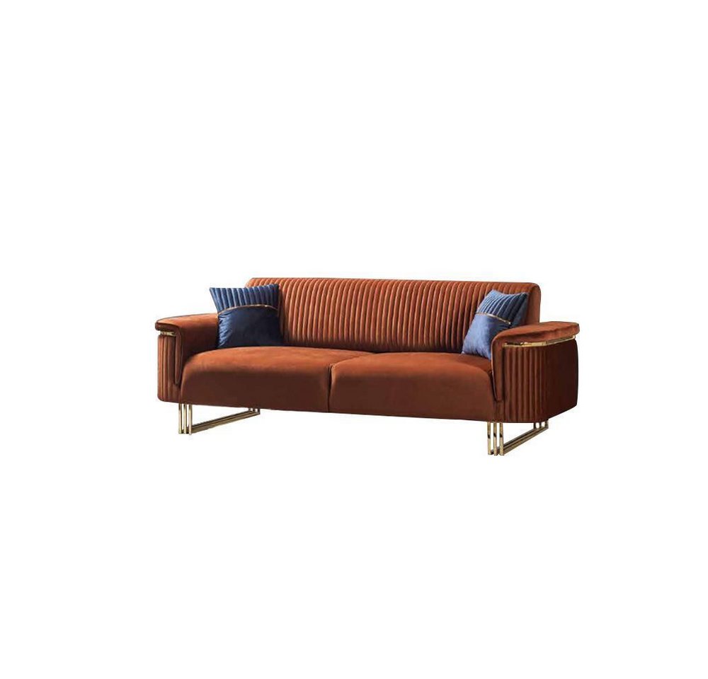 JVmoebel 3-Sitzer Dreisitzer Luxuriöses Stoffsofa Moderne Wohnzimmer Sitzmöbel, 1 Teile, Made in Europa von JVmoebel