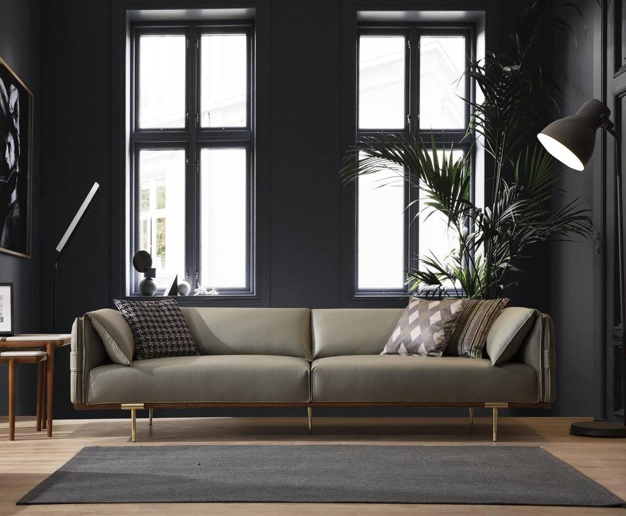 JVmoebel 3-Sitzer Exklusive grüne Ledercouch für das Wohnzimmer - 3-Sitzer, 1 Teile, Made in Europa JVmoebel 3-Sitzer Exklusive grüne Ledercouch für das Wohnzimmer - 3-Sitzer, 1 Teile, Made in Europa von JVmoebel