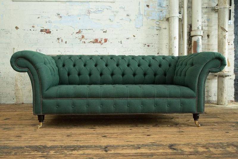 JVmoebel 3-Sitzer Grüne Designerk couch XXL 3-Sitzer Textil Big Sofa, Made in Europa von JVmoebel