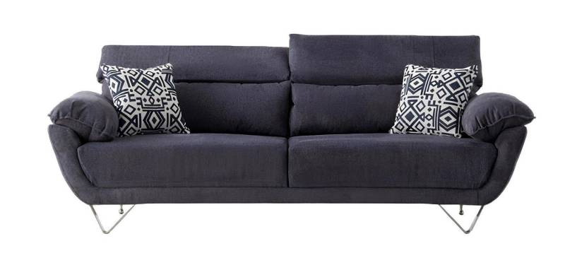 JVmoebel 3-Sitzer Komfortables Modernes Sofa in Elegantem Grau 3-Sitzer in elegantem, 1 Teile, Made in Europa von JVmoebel