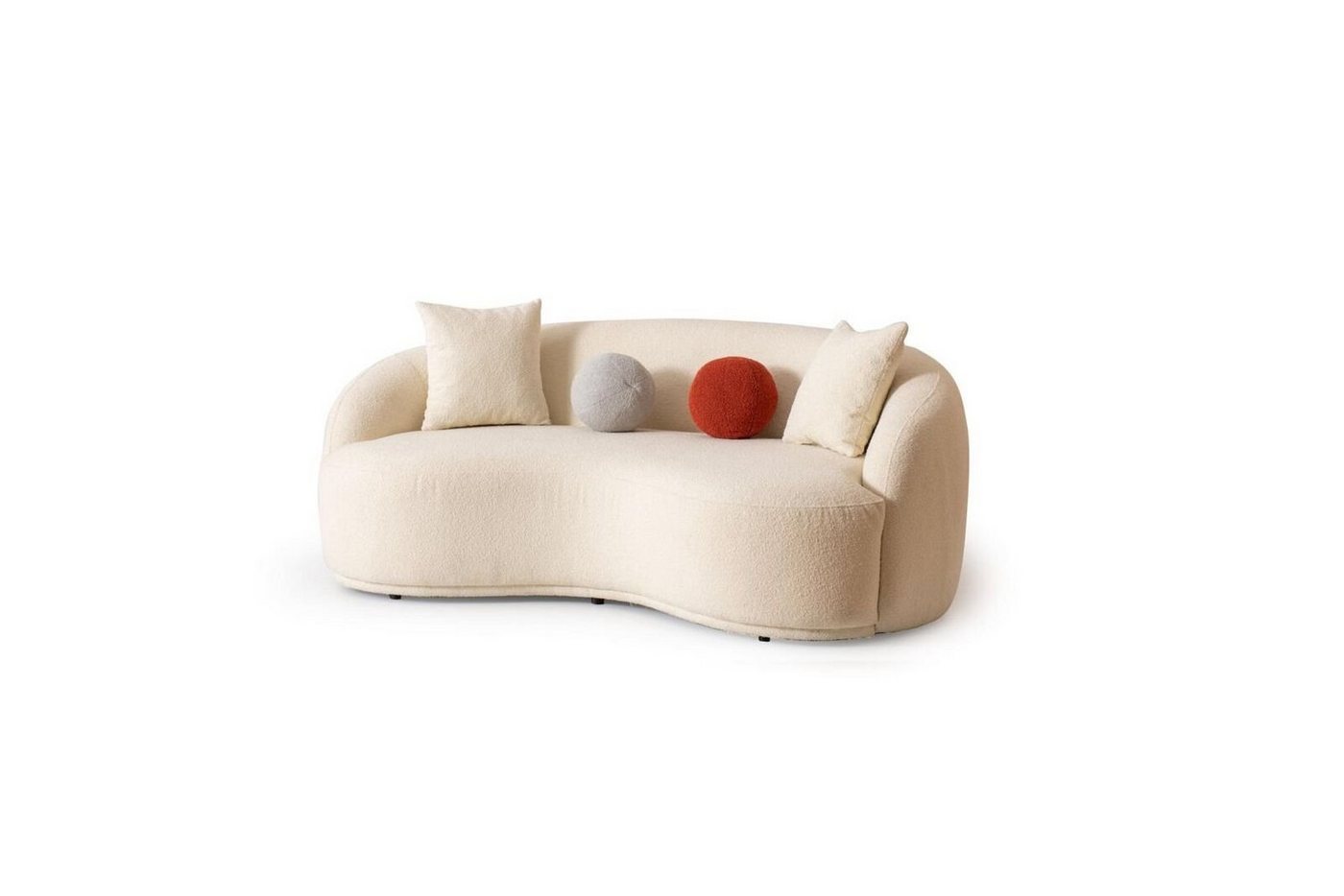 JVmoebel 3-Sitzer Modern Sofa 3 - Sitzer Designer Möbel Weiße Farbe Stil Couchen Sofas, 1 Teile, Made in Europa von JVmoebel