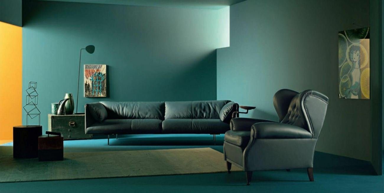 JVmoebel 4-Sitzer, XXL Big Sofa Vier Sitzer Couch Leder Polster Sofas Sitz Italien Möbel von JVmoebel