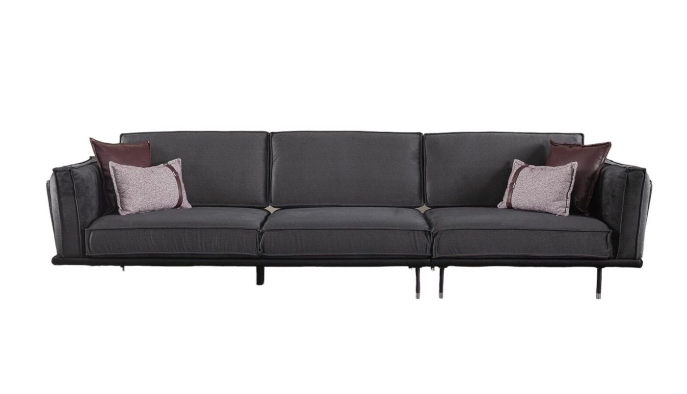 JVmoebel 4-Sitzer Big Sofa 330cm Stoff xxl Couch Stoffsofa Polster Sitzpolster Textil, 1 Teile, Made in Europa von JVmoebel