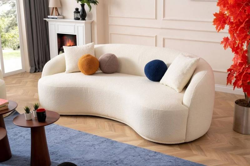 JVmoebel 4-Sitzer Design Couch Halbrunde Couchen Luxus Sofa Polster Möbel 4 Sitzer, 1 Teile, Made in Europa von JVmoebel