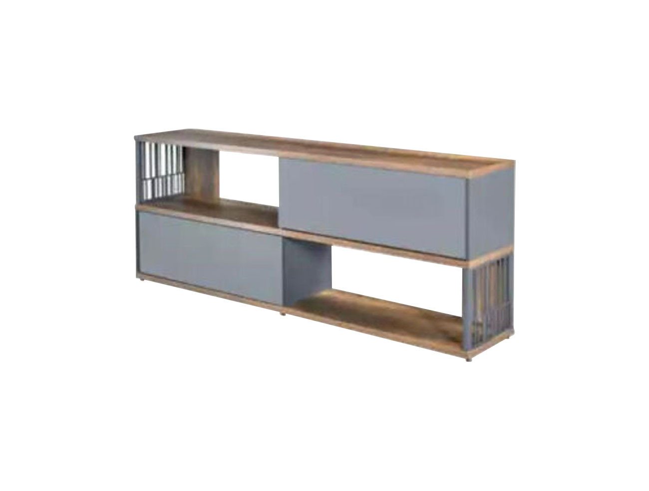 JVmoebel Aktenschrank Aktenschrank Schrank Modern Büro Einrichtung Modern Grau Holz (1-St., 1x nur Aktenschrank) Made in Europa von JVmoebel