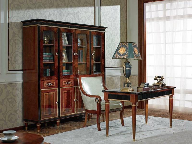 JVmoebel Aktenschrank XXL Büro Bücherschrank Aktenschrank Luxus Möbel Stil Antik Schrank von JVmoebel