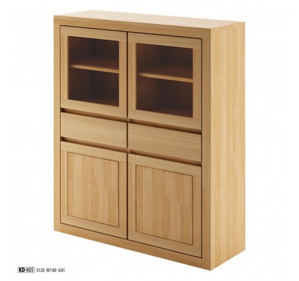 JVmoebel Anrichte, Holz Kommode Wohnzimmer Vitrine Anrichte Sideboard Holz Schränke Neu von JVmoebel