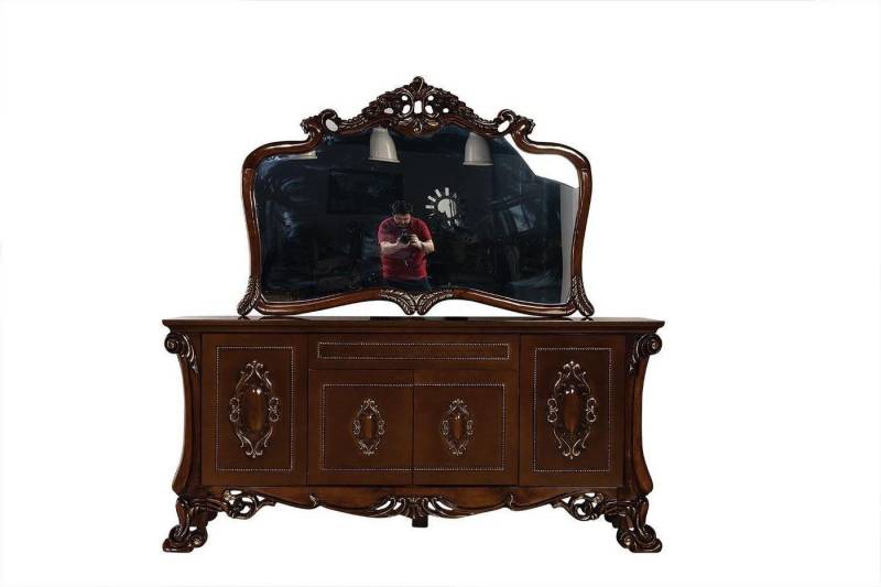 JVmoebel Anrichte Sideboard Mit Spiegel Kommode Sideboards Anrichte Kommoden Holz (Anrichte+Spiegel), Made in Europa von JVmoebel