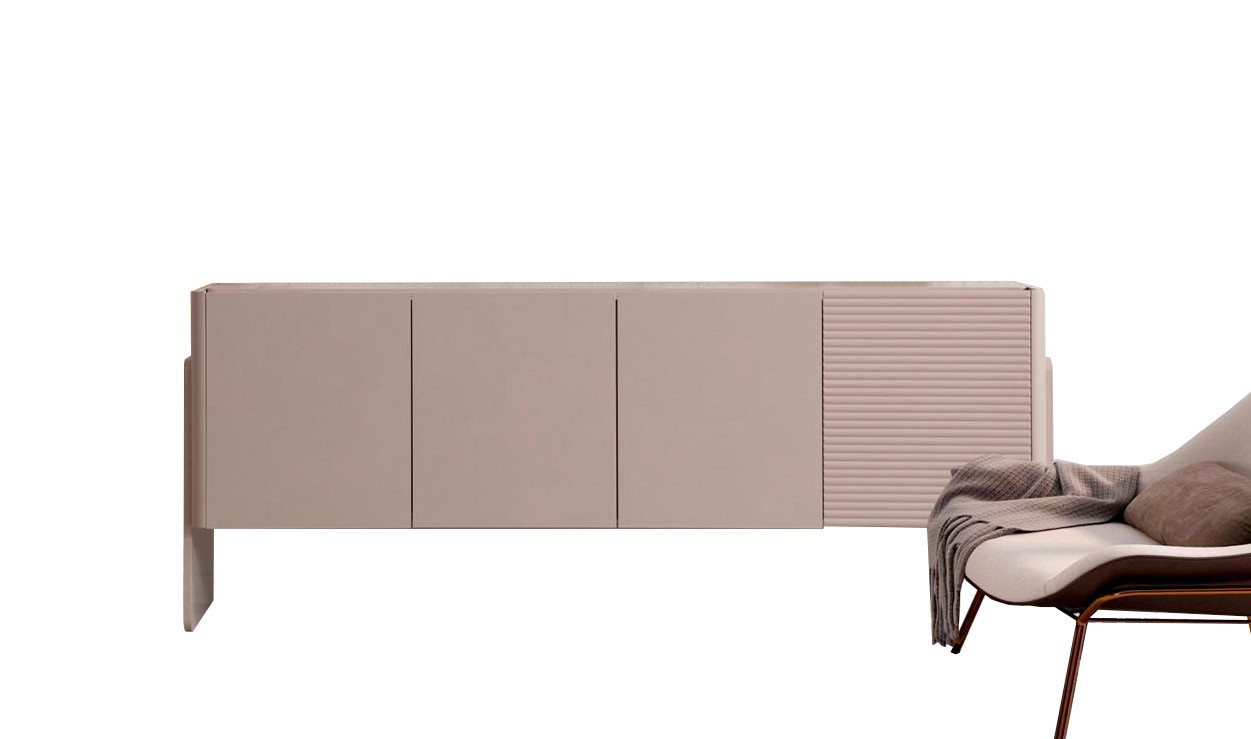JVmoebel Anrichte Beiges Designer Sideboard Luxuriöse Esszimmer Anrichte Edle Holz Möbel (Anrichte, 1 St., Anrichte), Made in Europa von JVmoebel