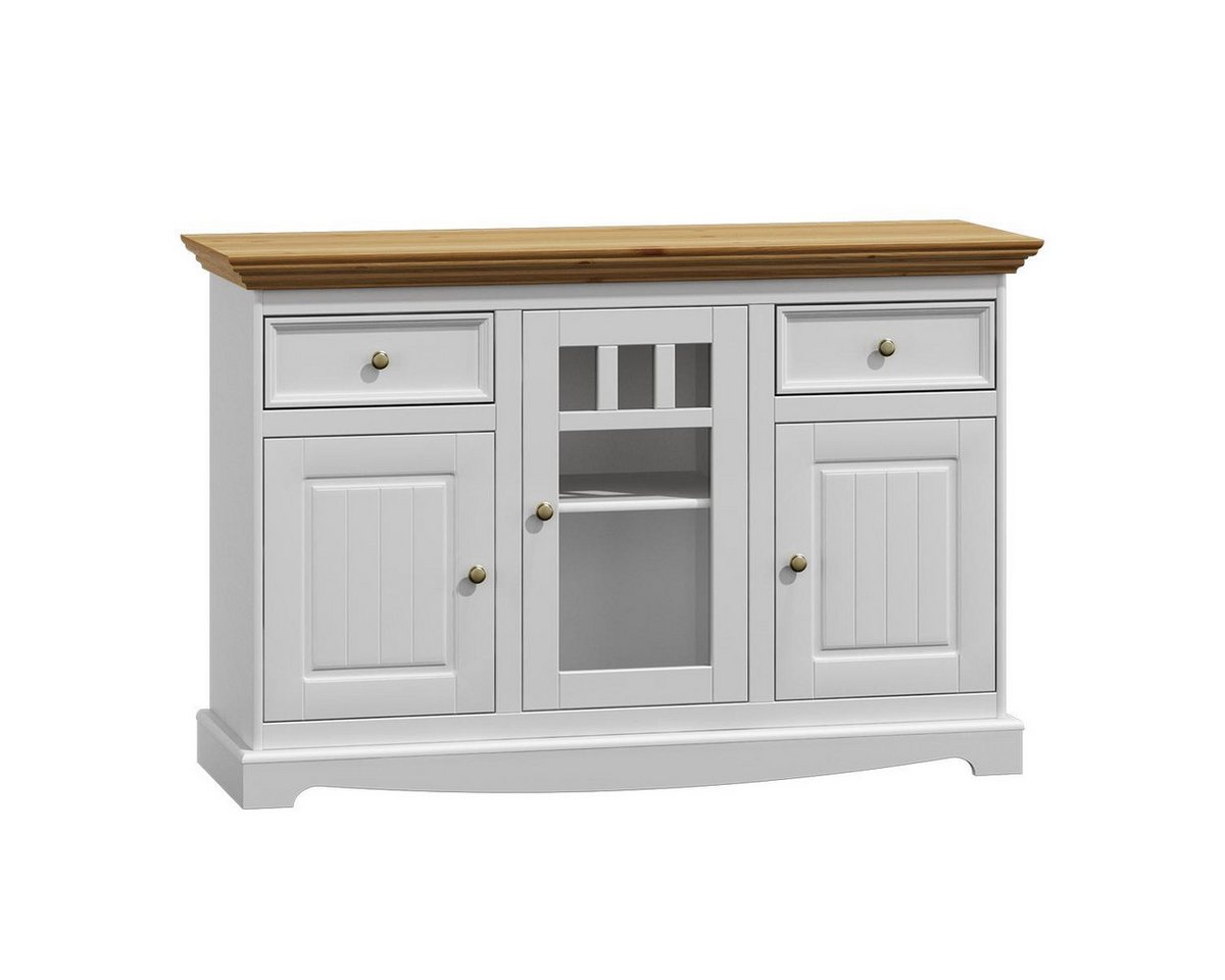 JVmoebel Anrichte Echtholz Sideboard - Massive Kommode und Schrankmöbel (Anrichte), Made in Europa von JVmoebel