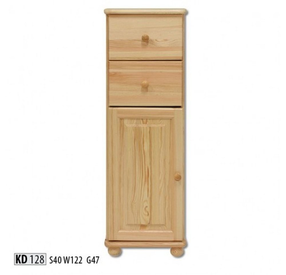 JVmoebel Anrichte Massivholz Kommode Regal Schrank Handgefertigte Möbel Braun, Made in Europa von JVmoebel