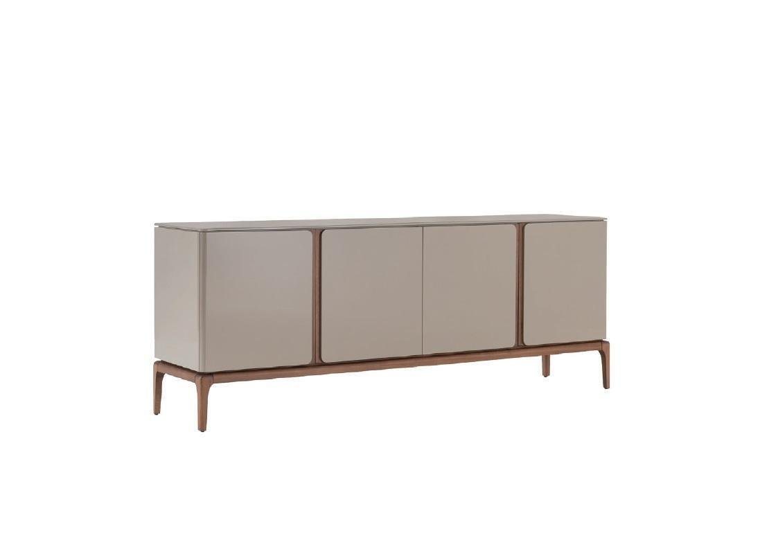 JVmoebel Anrichte Wohnzimmer Anrichte Möbel Holz beige Stil Modern Sideboard Schrank xxl von JVmoebel