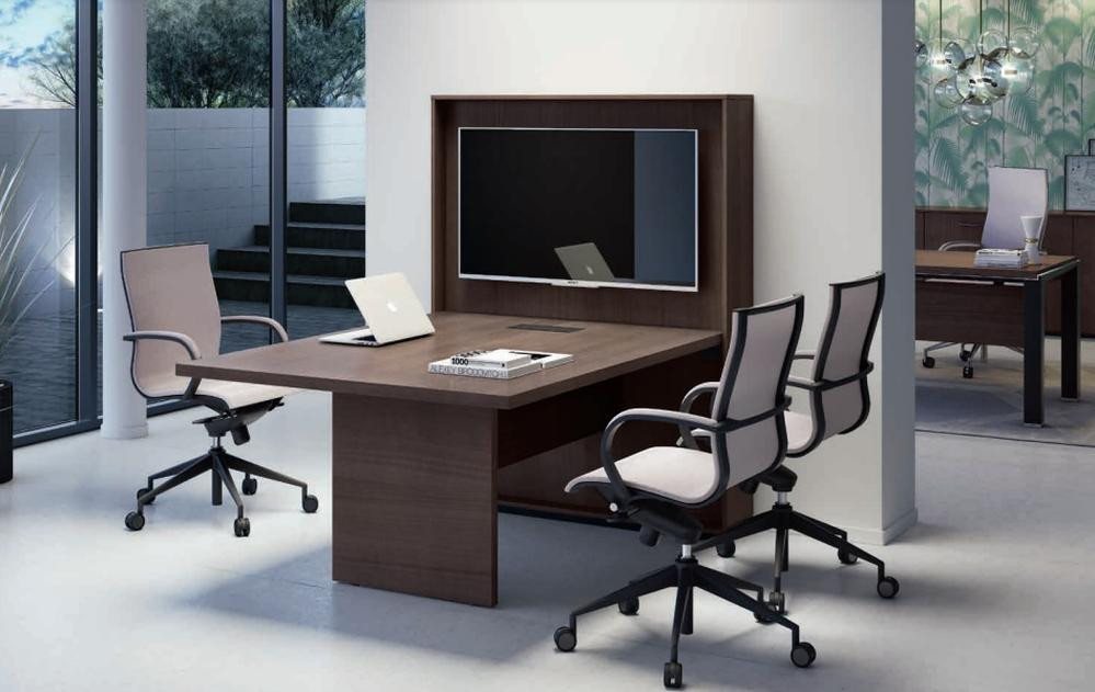 JVmoebel Arbeitstisch Büromöbel Schreibtisch Bürotisch Computertisch Laptoptisch Braun, Made in Europa JVmoebel Arbeitstisch Büromöbel Schreibtisch Bürotisch Computertisch Laptoptisch Braun, Made in Europa von JVmoebel