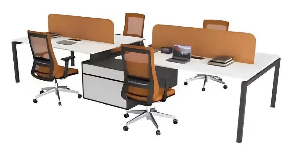 JVmoebel Arbeitstisch Gruppe Büromöbel Schreibtischmöbel für Computer Arbeitsplatz (1-St., 1x nur Arbeitstisch), Made in Europa von JVmoebel