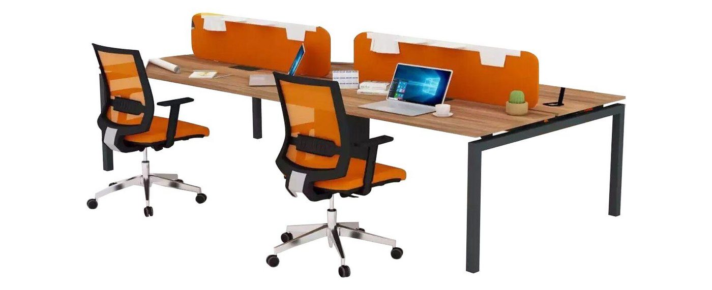 JVmoebel Arbeitstisch Gruppe Büromöbel Schreibtischmöbel für Computer Arbeitsplatz (1-St., 1x nur Arbeitstisch), Made in Europa von JVmoebel