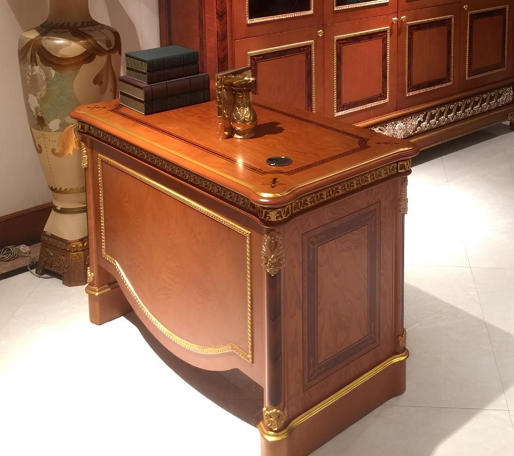 JVmoebel Arbeitstisch Design Klassische Büromöbel Barock Rokoko Holz Tische Sofort (1-St), Made in Europa von JVmoebel
