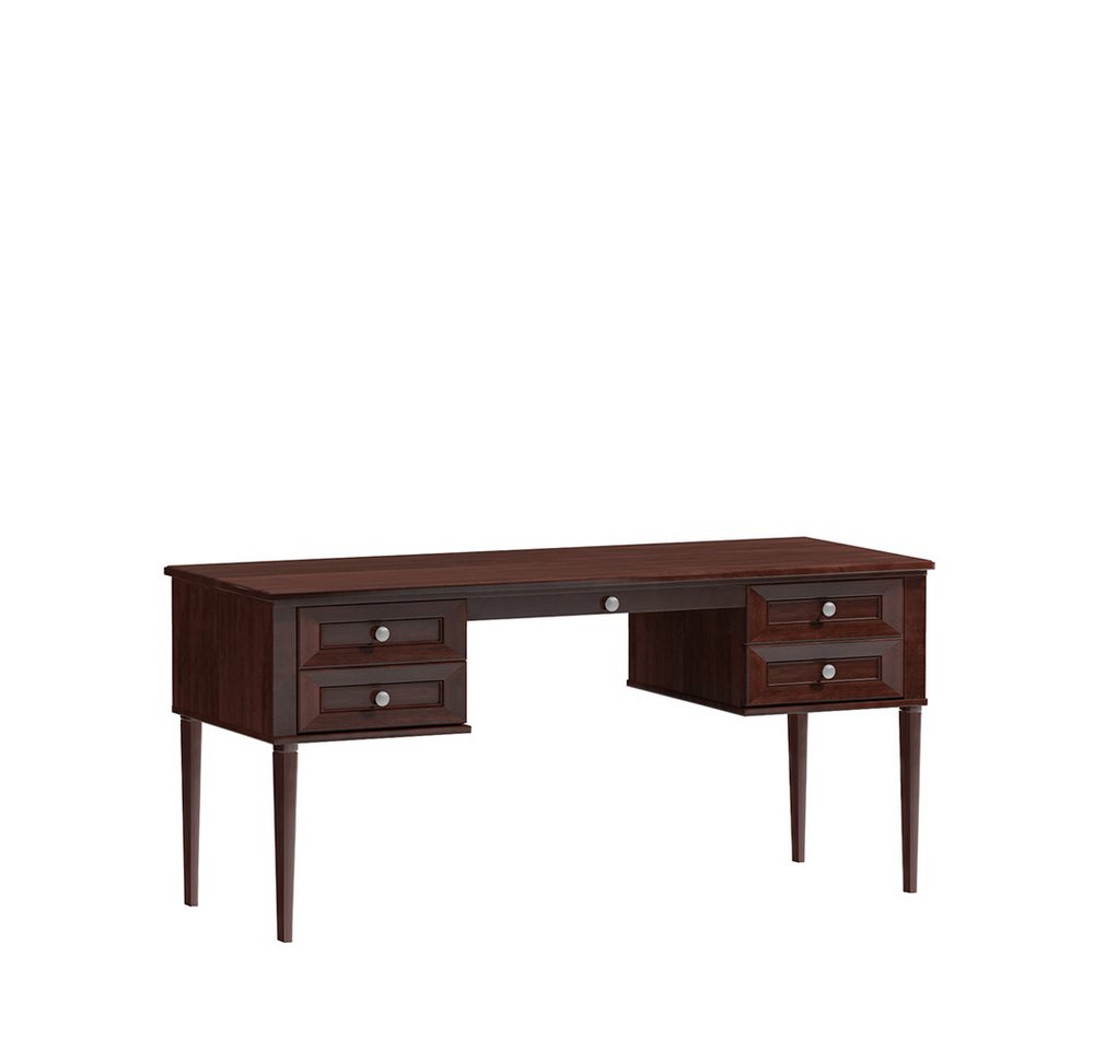 JVmoebel Arbeitstisch Klassischer Antik Schreibtisch aus Holz in Braun für das Büro (Arbeitstisch), Made in Europa von JVmoebel